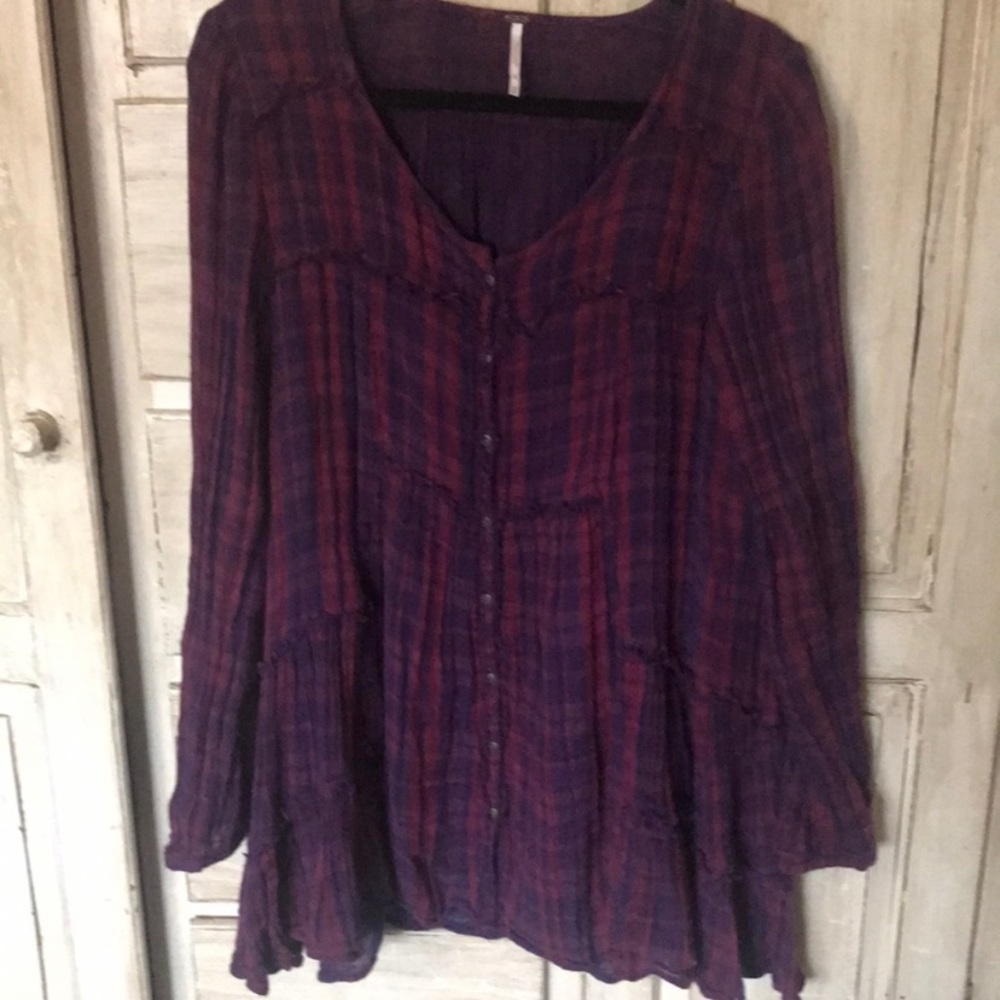 FREE PEOPLE | plaid dress